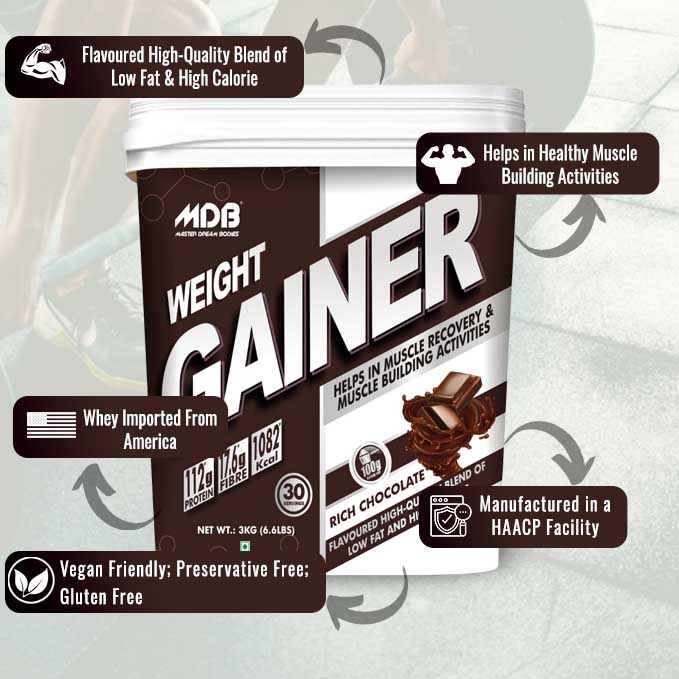 Master Dream Bodies Features Weight Gainer