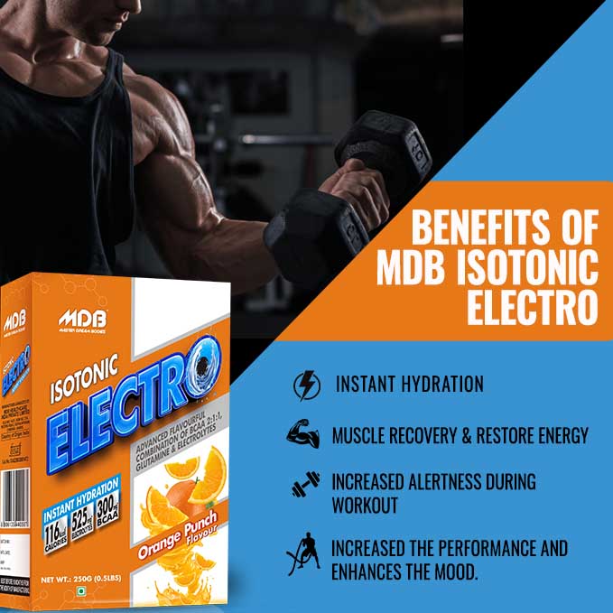 MDB MasterDreamBodies Isotonic Electro Instant Hydration & Energy Drink Benefits