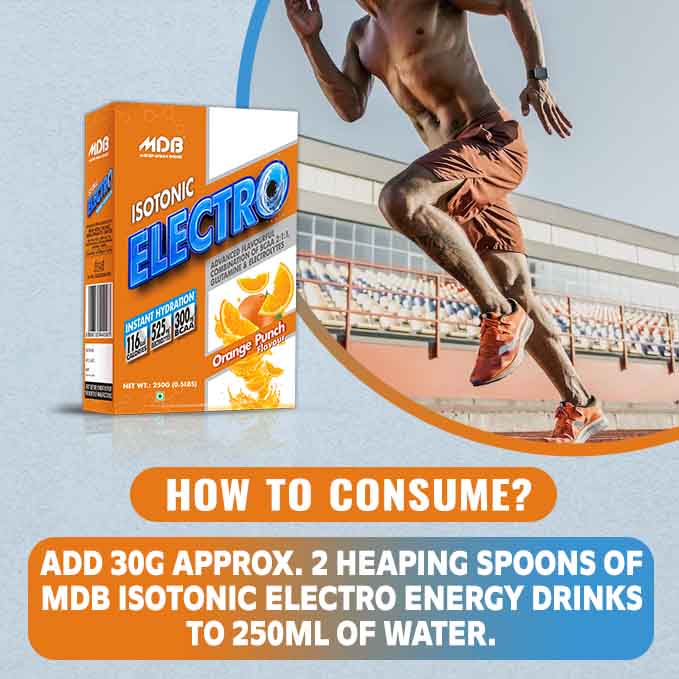 MDB MasterDreamBodies Isotonic Electro Instant Hydration & Energy Drink How to consume