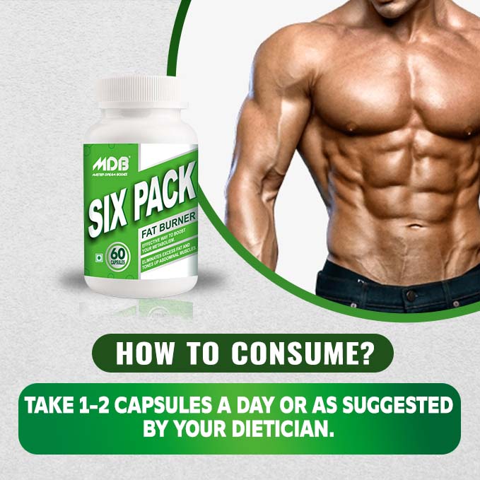 MDB Six Pack Fat Burner Master Dream Bodies recommended usage instruction how to consume