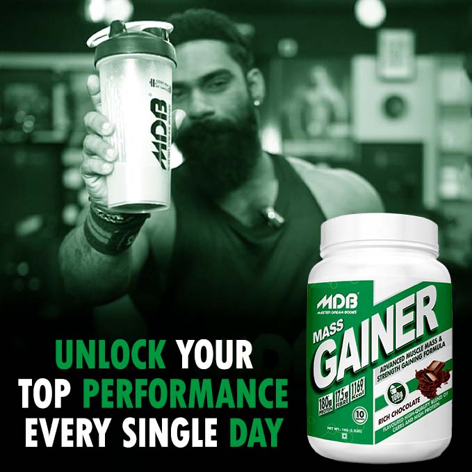 MDB Mass gainer 1 Kg - Performance